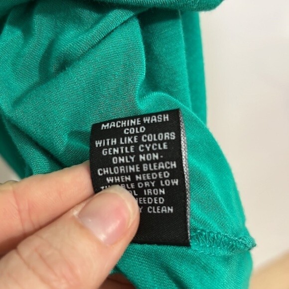 Premise Studio Split Back Tunic Green Size 2X - Picture 5 of 6